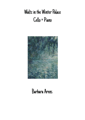 Book cover for Waltz at the Winter Palace for Cello + Piano