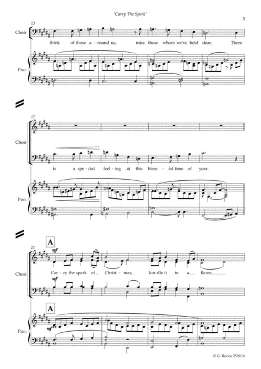 Carry The Spark 4-Part scores gallery preview page 3
