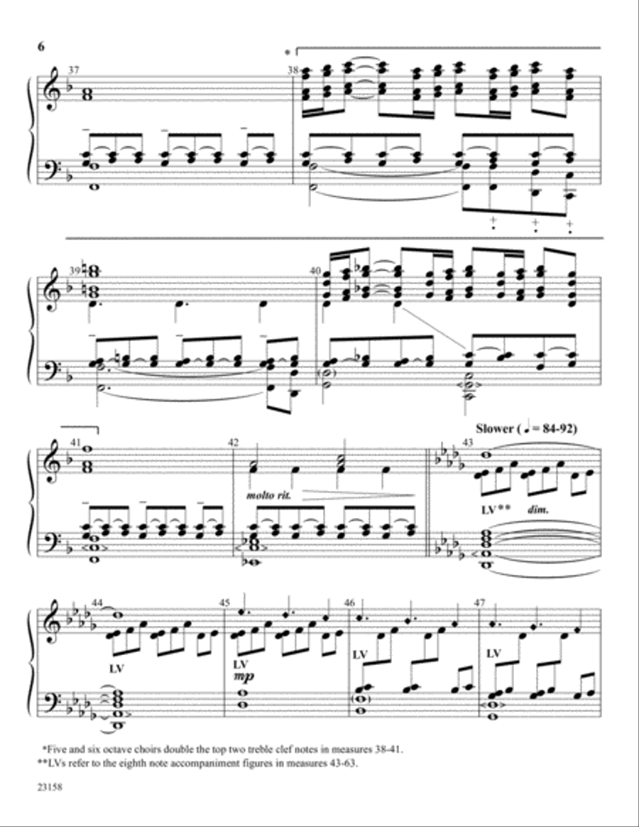 Allegro Glorioso Allegro Glorioso Handbell Choir scores gallery preview page 6