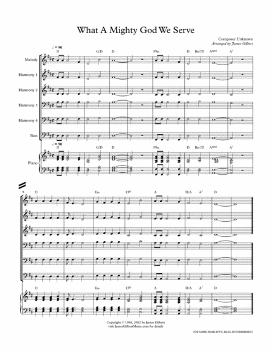What A Mighty God We Serve Small Ensemble scores gallery preview page 2