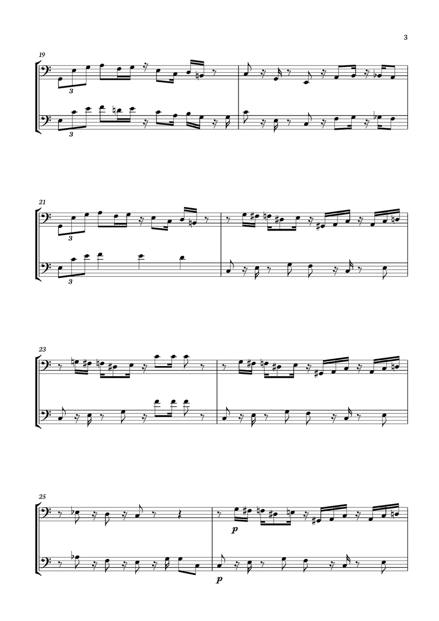 Super Mario Bros. Opus Woodwind Duet scores gallery preview page 3