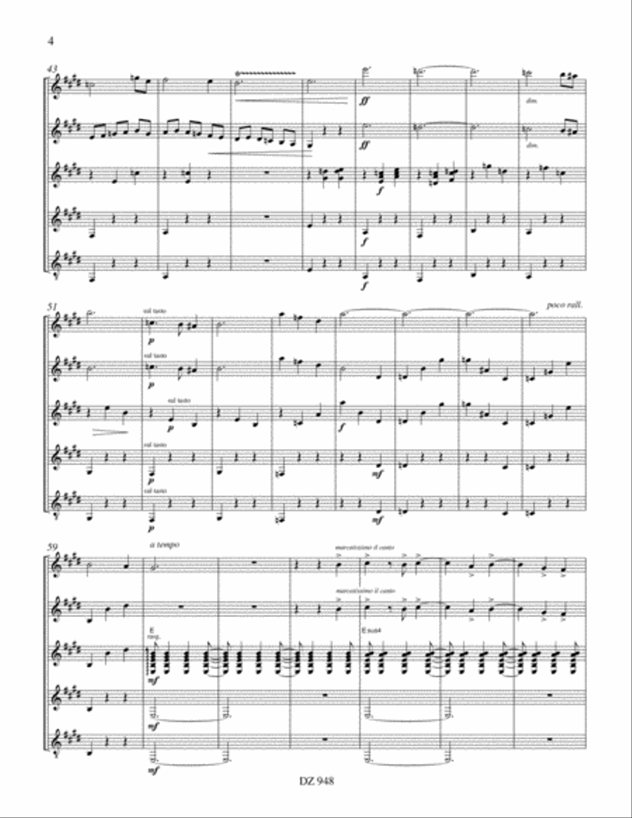 Intermezzo Guitar Ensemble scores gallery preview page 4