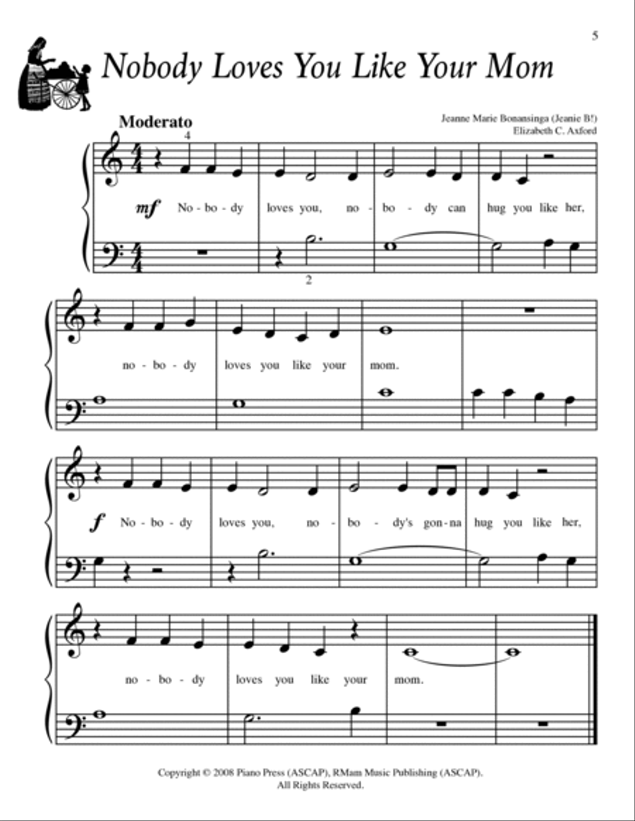 My Mother's Day and Father's Day Fun Book Piano Method scores gallery preview page 6