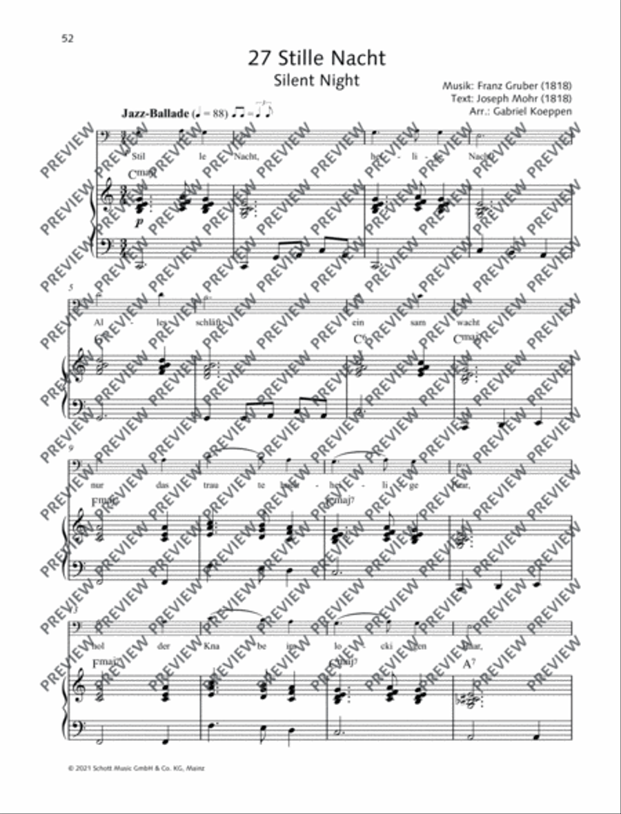 Silent Night Cello scores gallery preview page 2