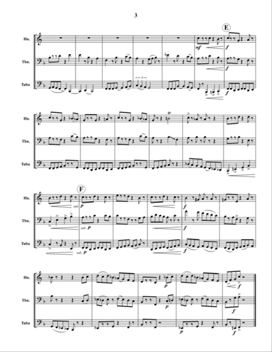 Locomotion Brass Trio scores gallery preview page 3
