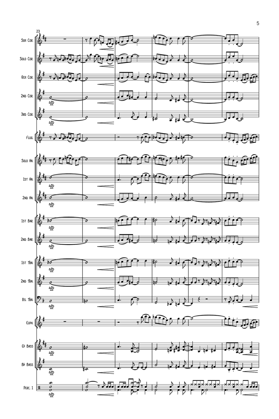 Kraken Brass Band scores gallery preview page 5