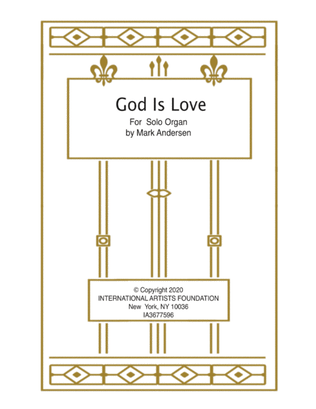 Book cover for God Is Love organ solo