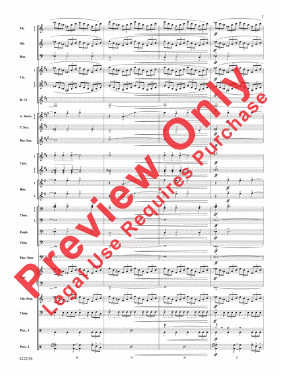 At the Movies with Hans Zimmer Concert Band scores gallery preview page 8