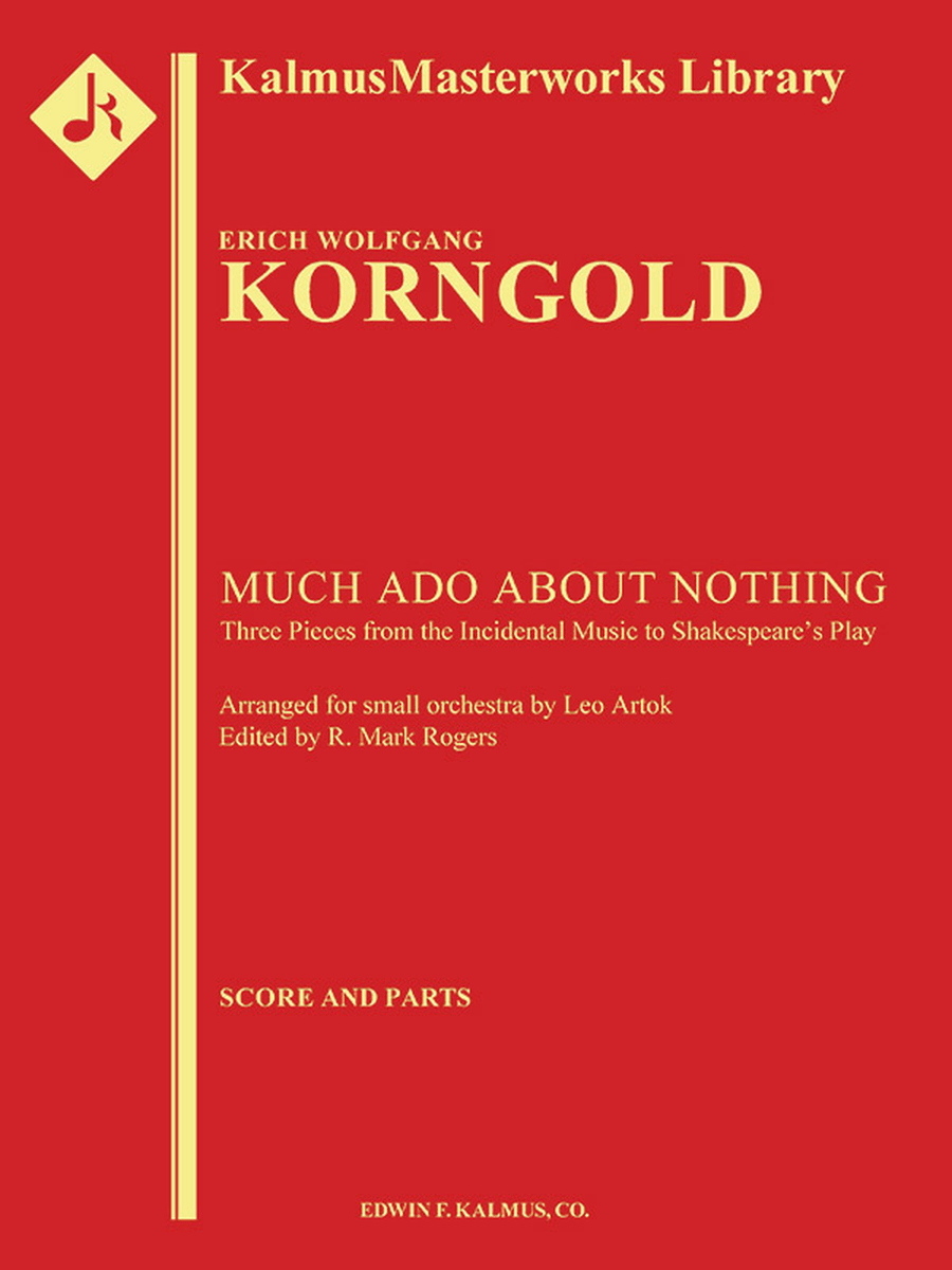 Much Ado About Nothing: Three Pieces for Small Orchestra Concert Band scores gallery preview page 1