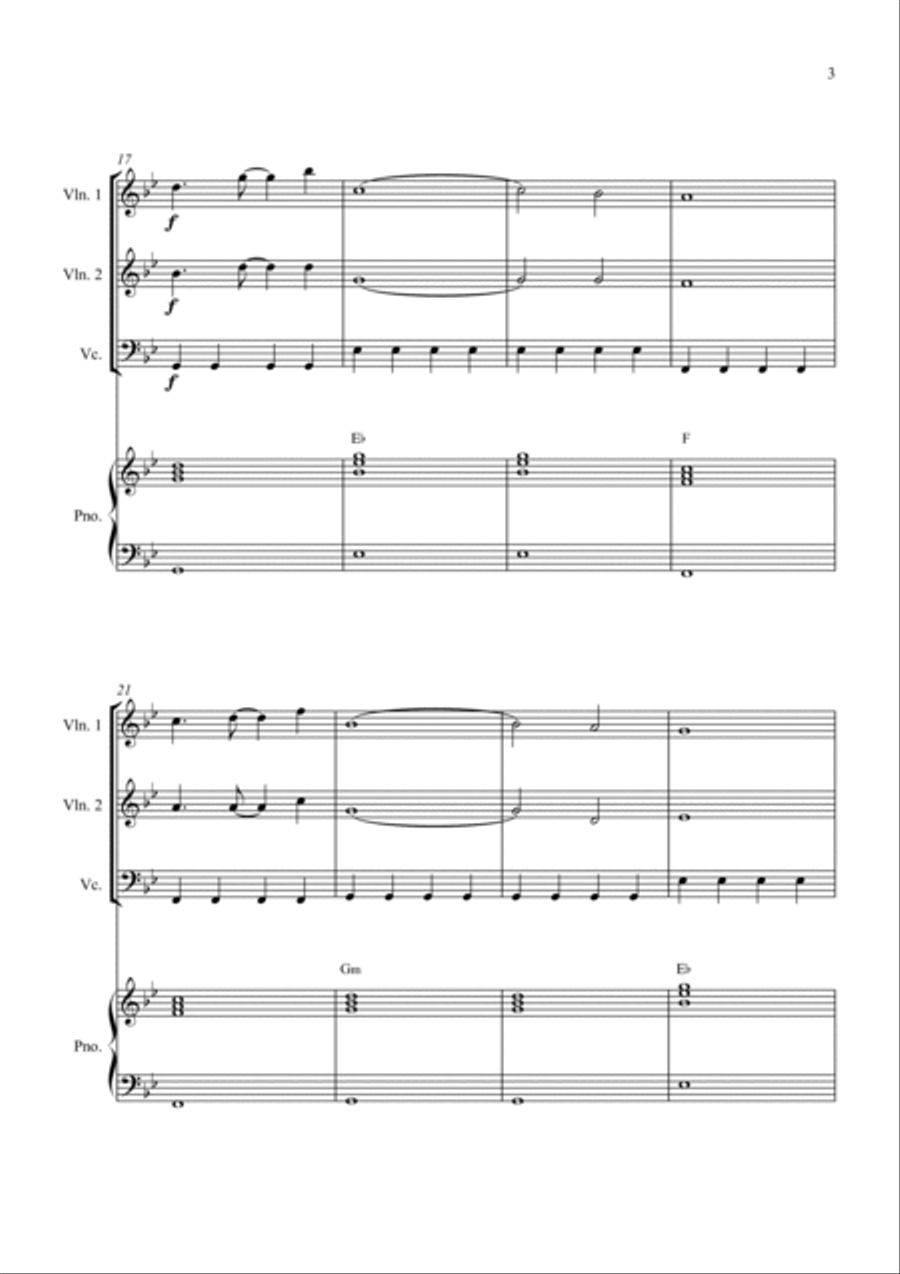 Now We Are Free Now We Are Free String Trio scores gallery preview page 3