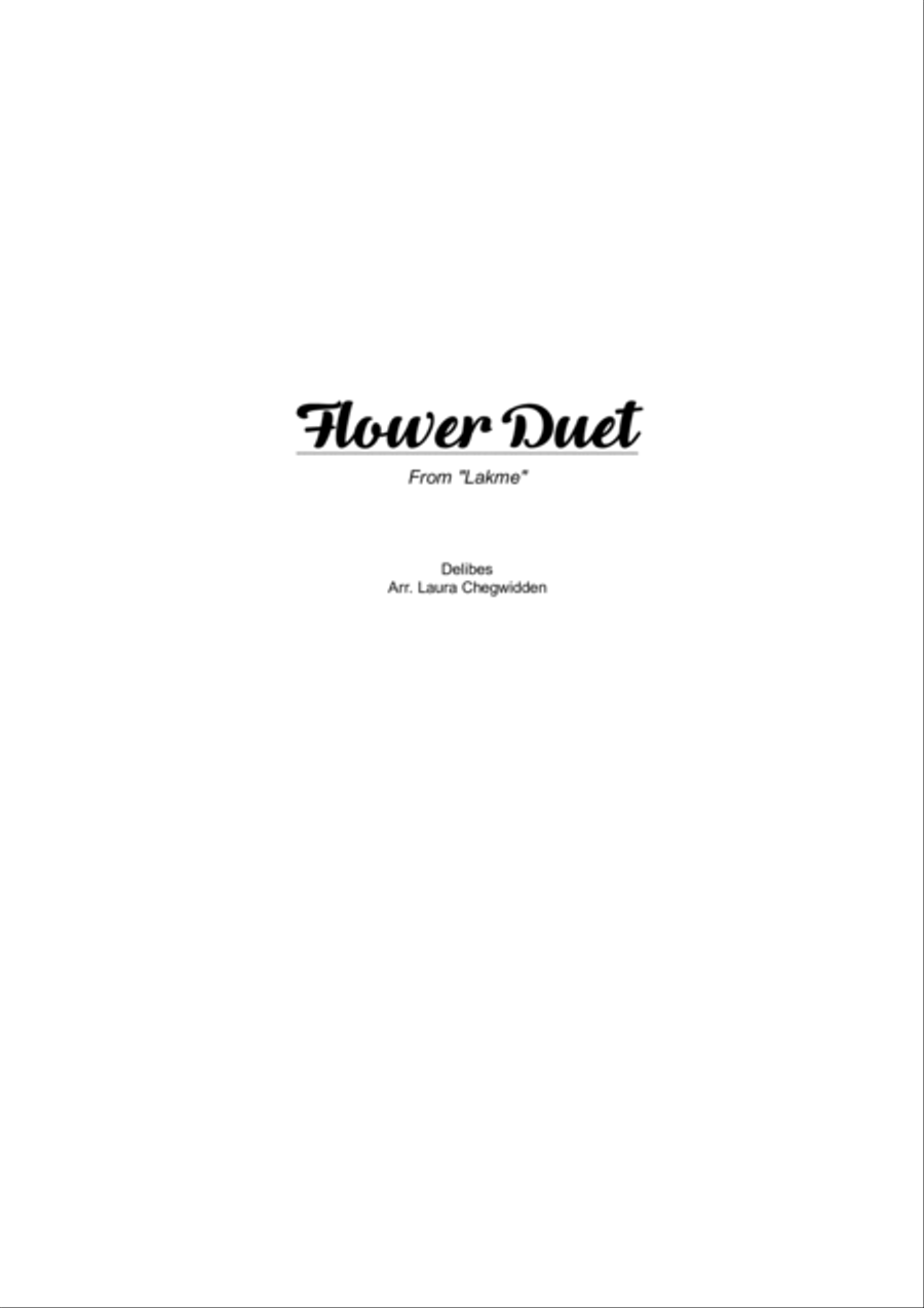 Flower Duet for String Duo String Duet scores gallery preview page 1