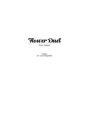 Book cover for Flower Duet for String Duo