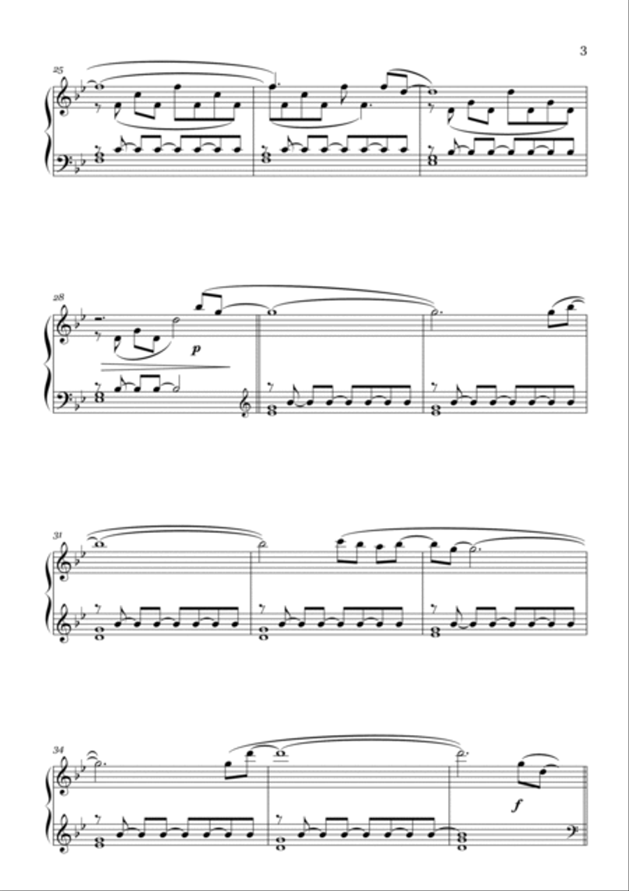 Frater Piano Solo scores gallery preview page 3