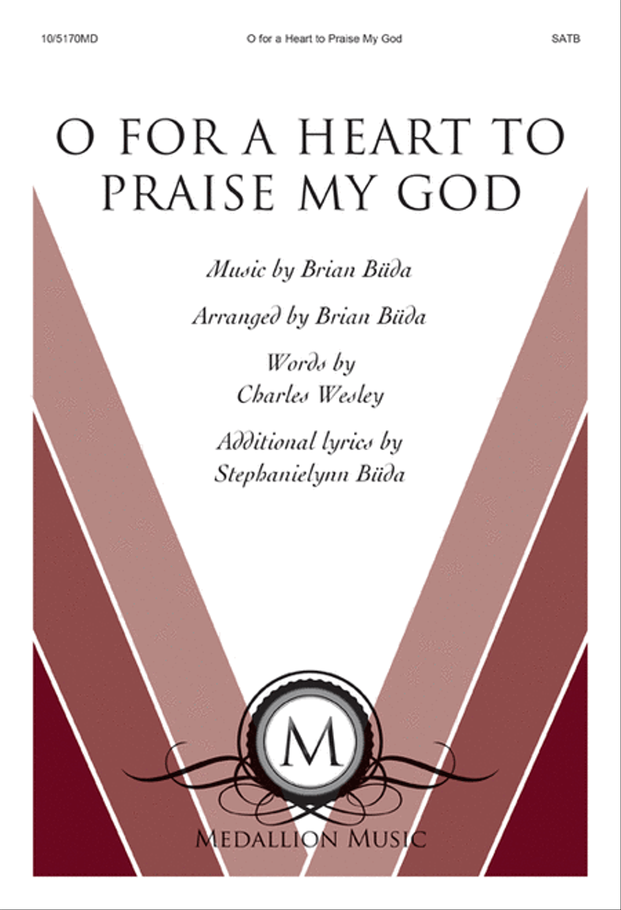 O for a Heart to Praise My God 4-Part scores gallery preview page 1
