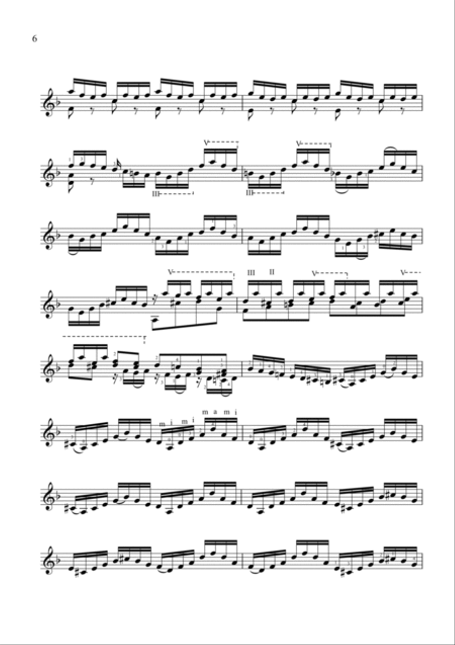 Toccata and Fugue in D minor (BWV 565) Acoustic Guitar scores gallery preview page 6