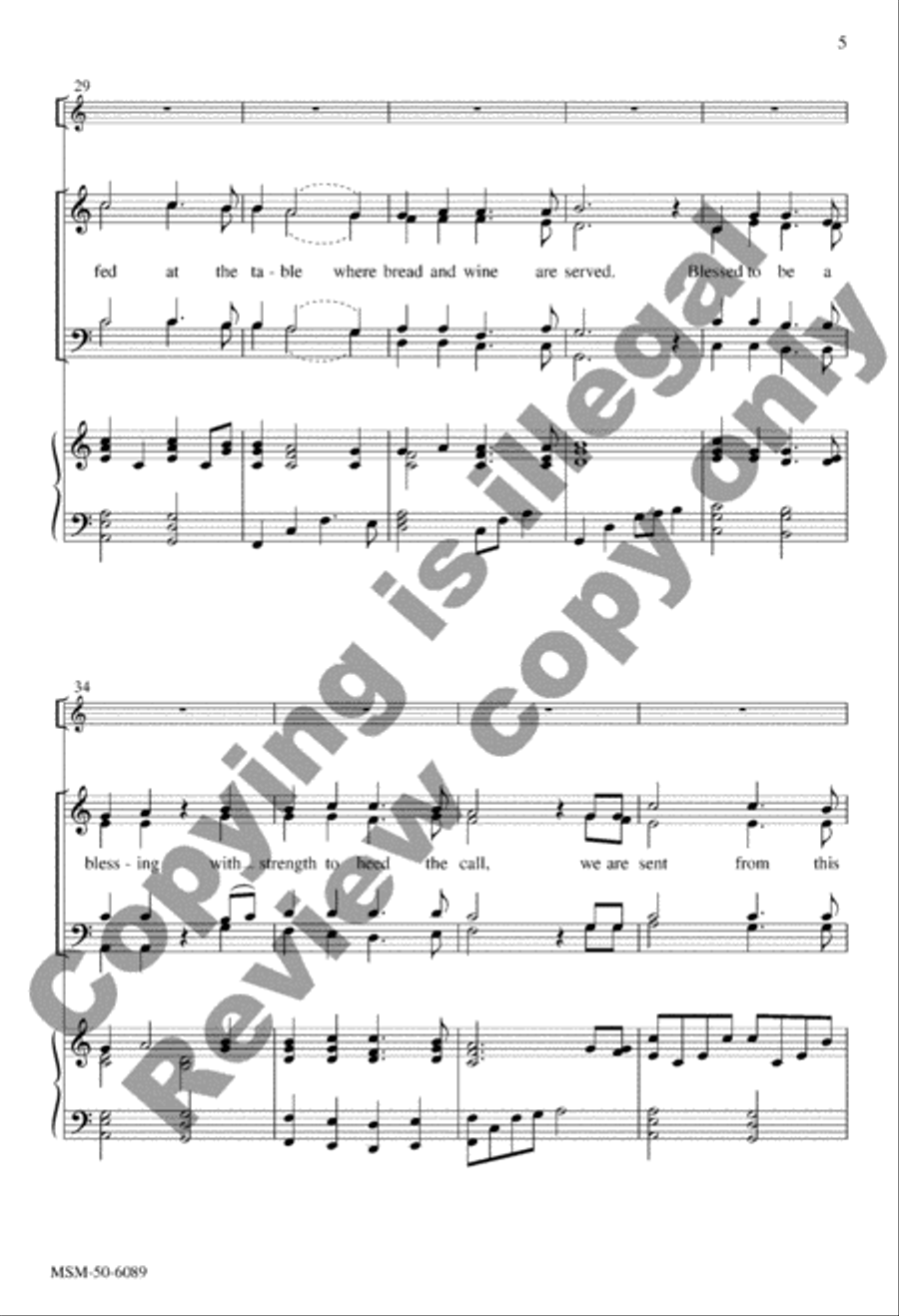 Hands of God 4-Part scores gallery preview page 5