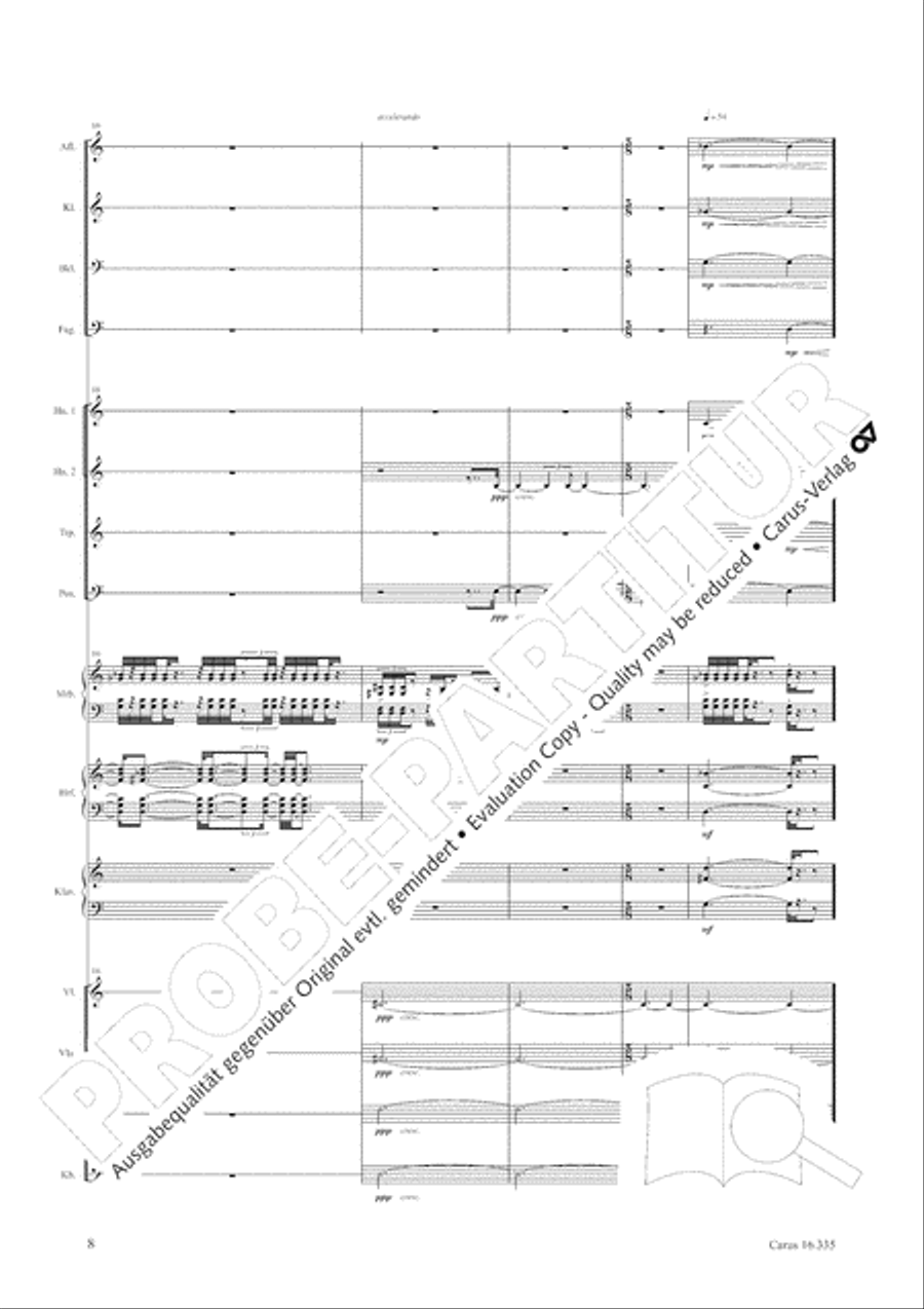 Esquisse: le froid Orchestra scores gallery preview page 9