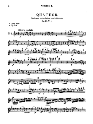 Book cover for Beethoven: String Quartet, Op. 18 No. 1