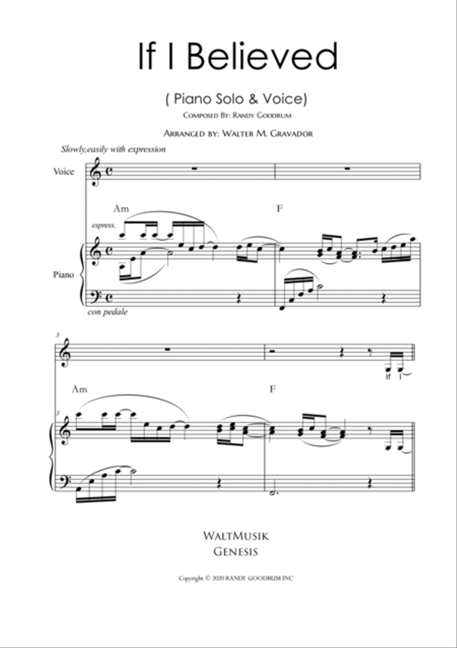 If I Believed Voice scores gallery preview page 3