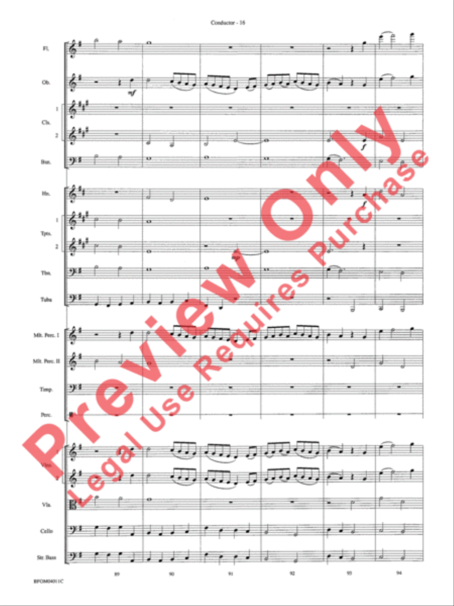 Sleepers Wake (More of the Best of Bach) Full Orchestra scores gallery preview page 18