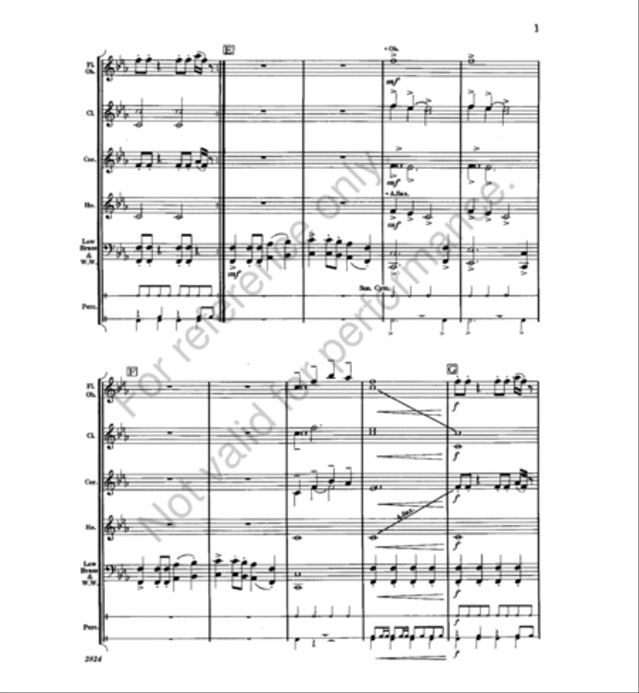 Karate Rock Concert Band scores gallery preview page 4