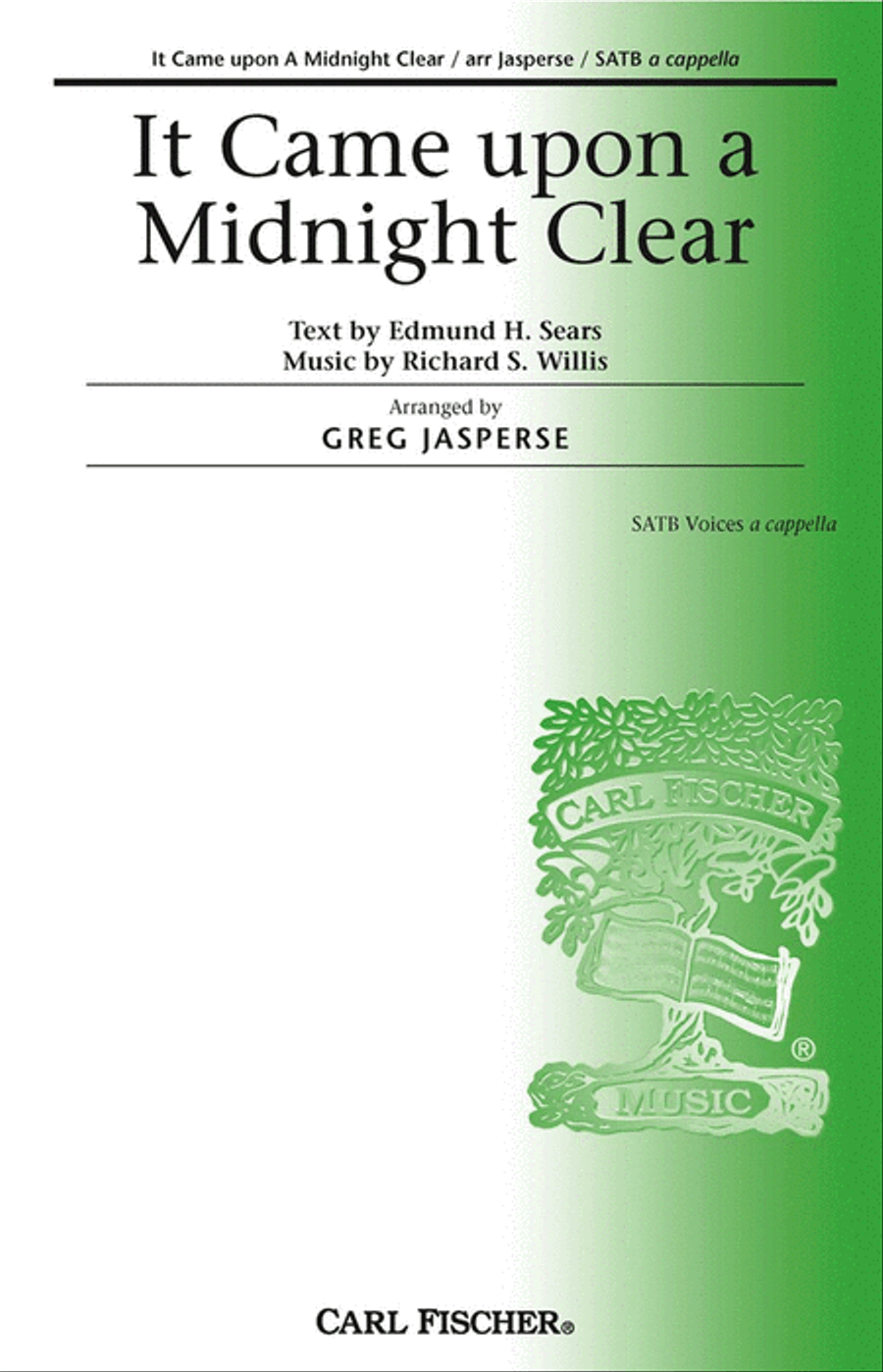 It Came upon a Midnight Clear 4-Part scores gallery preview page 1