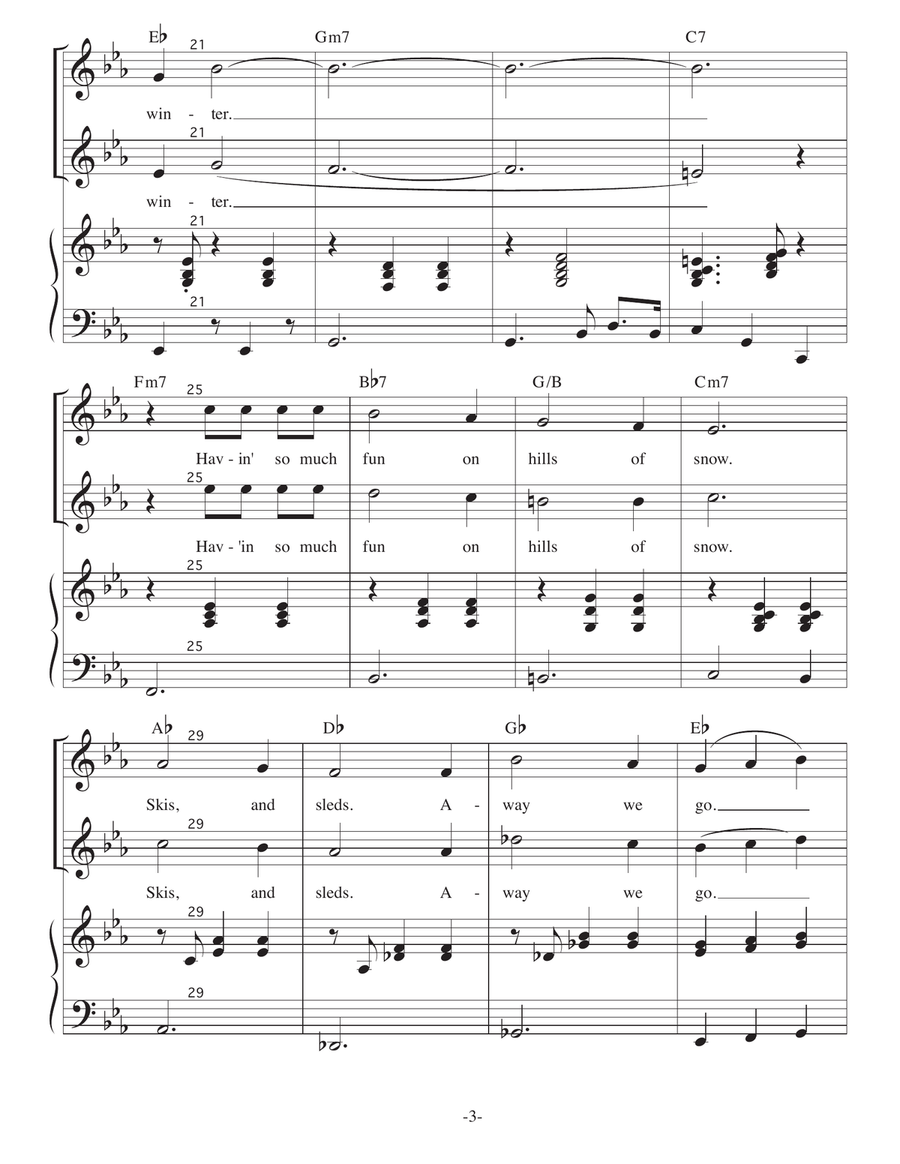 My Favorite Season Piano, Vocal scores gallery preview page 3