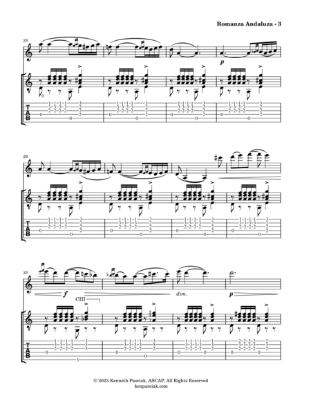 Romanza Andaluza (for Violin & Guitar) image number null
