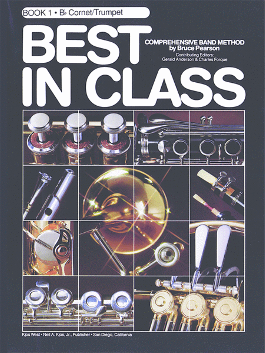 Best in Class, Book 1 - Bb Cornet/Trumpet Concert Band Methods scores gallery preview page 1