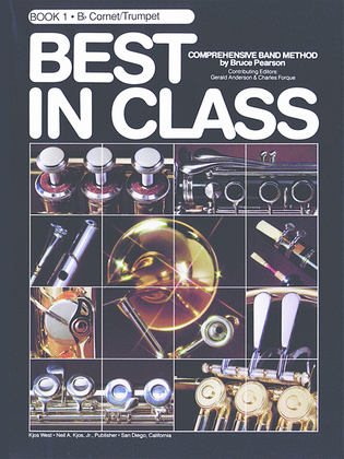 Book cover for Best in Class, Book 1 - Bb Cornet/Trumpet