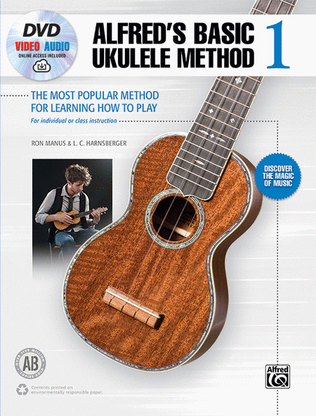 Book cover for Alfred's Basic Ukulele Method 1