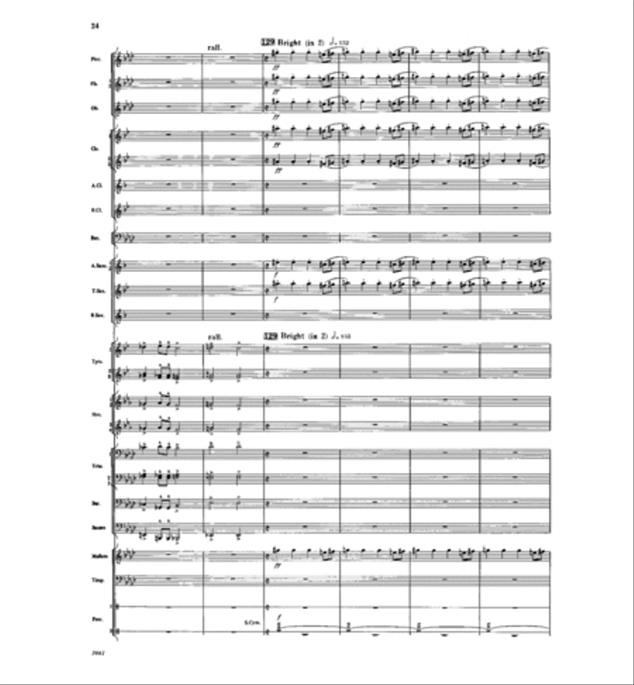 Overture A La Russe Concert Band scores gallery preview page 23