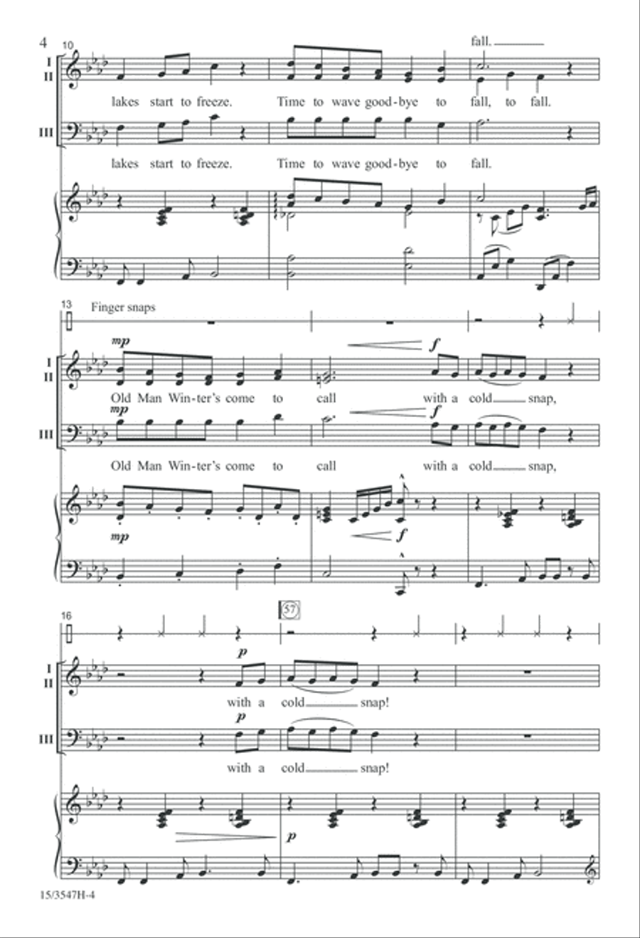 Cold Snap 3-Part scores gallery preview page 4