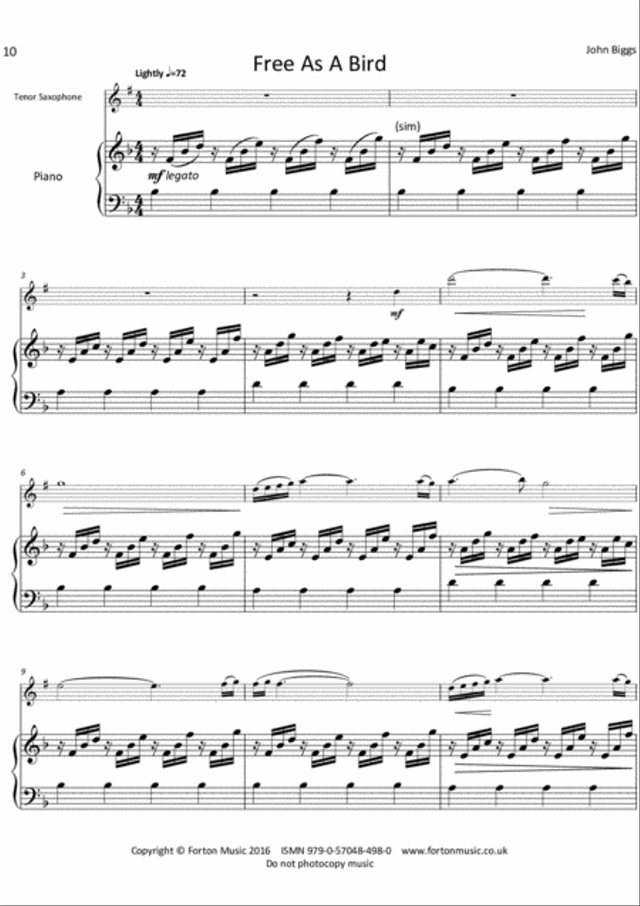 Tuned In To Nature Score and Part scores gallery preview page 3
