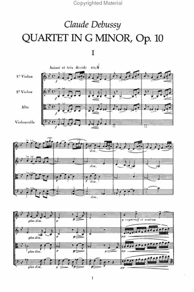 String Quartets by Debussy and Ravel -- Quartet in G Minor, Op. 10/Debussy; Quartet in F Major/Ravel