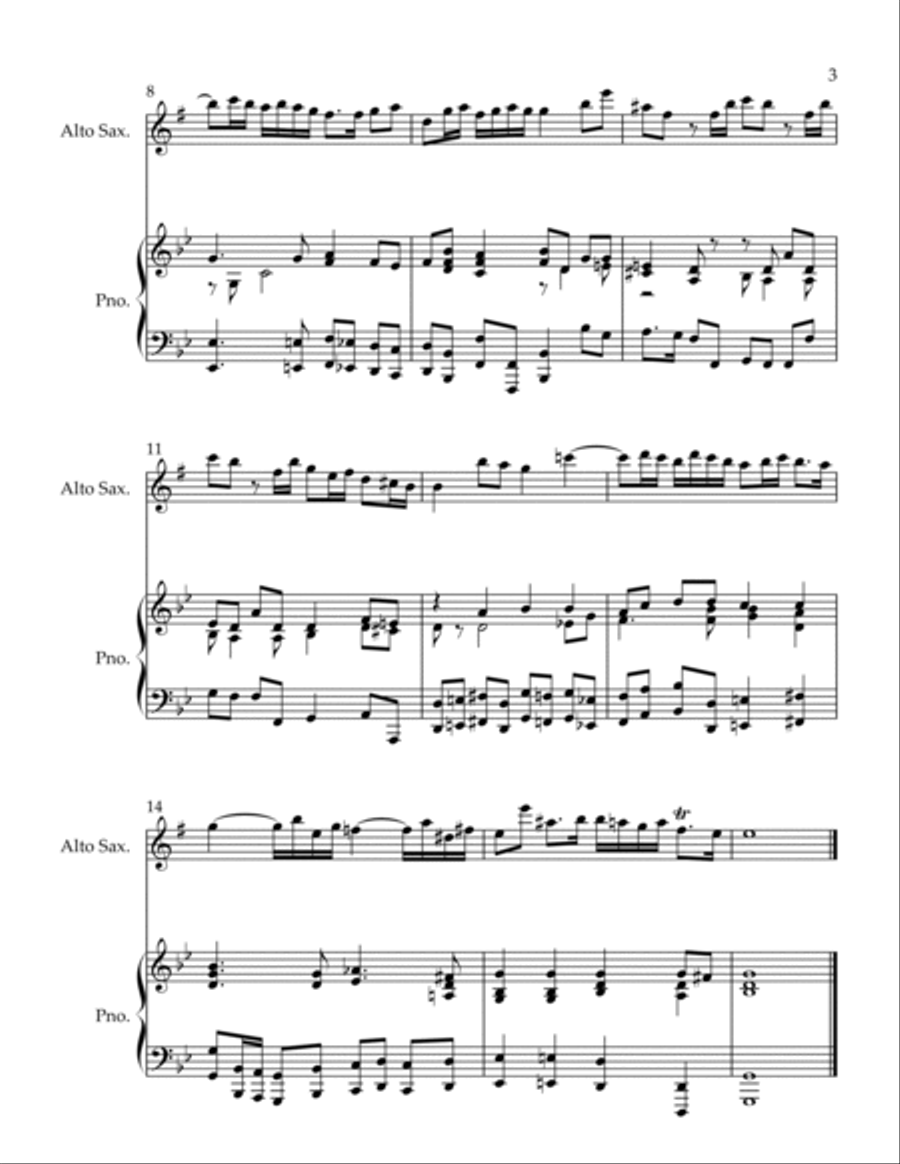 Grave Alto Saxophone scores gallery preview page 3