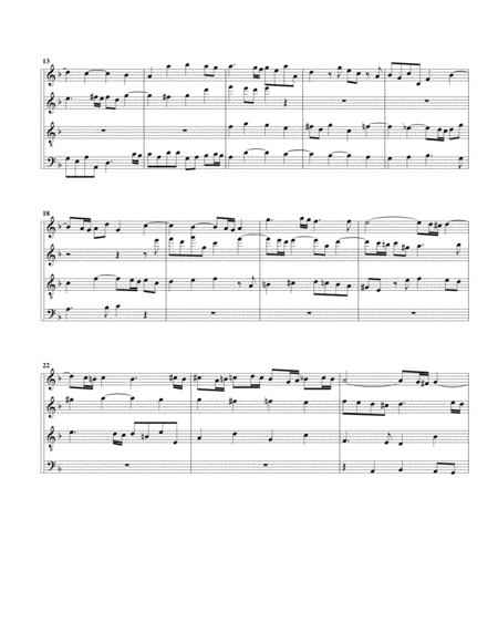 Fugue no.6, HWV 610 (arrangement for 4 recorders)