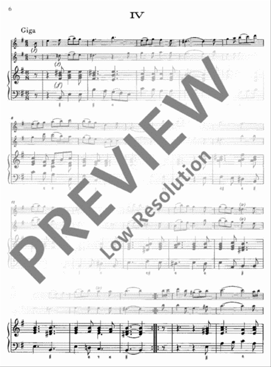 Trio Sonata E minor Alto Recorder scores gallery preview page 7