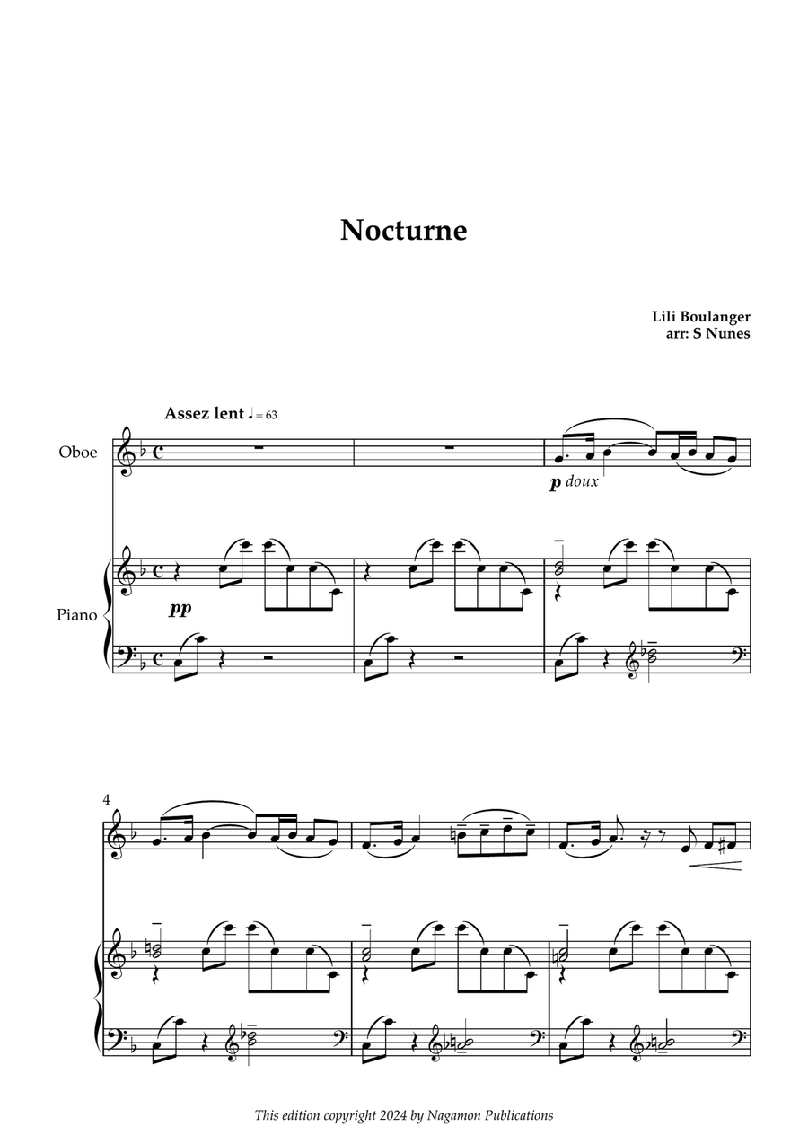 Nocturne Piano scores gallery preview page 3