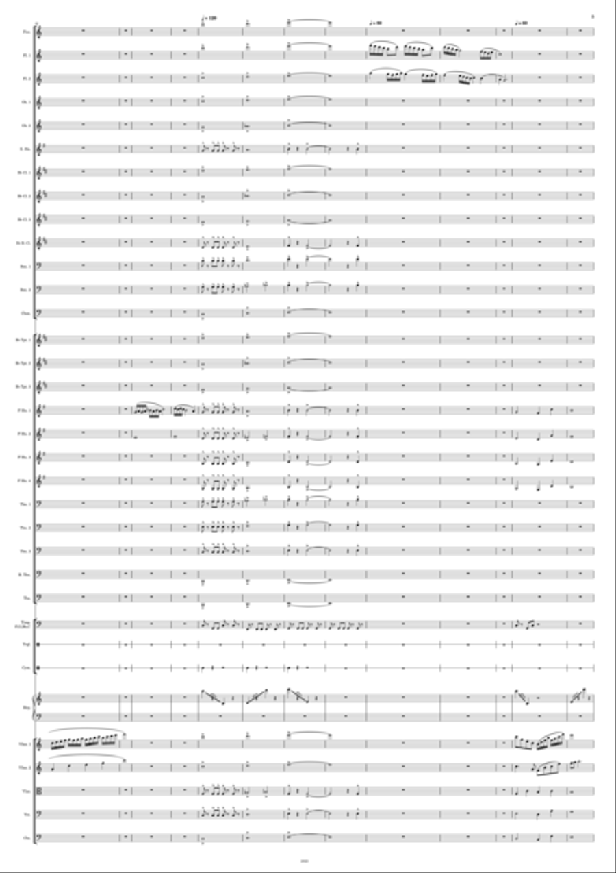 Across A Great Nation Full Orchestra scores gallery preview page 5