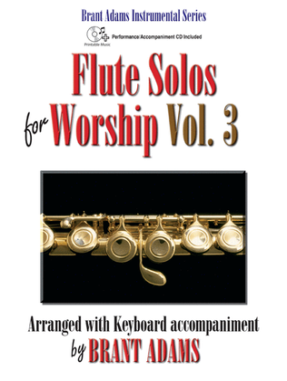 Book cover for Flute Solos for Worship, Vol. 3