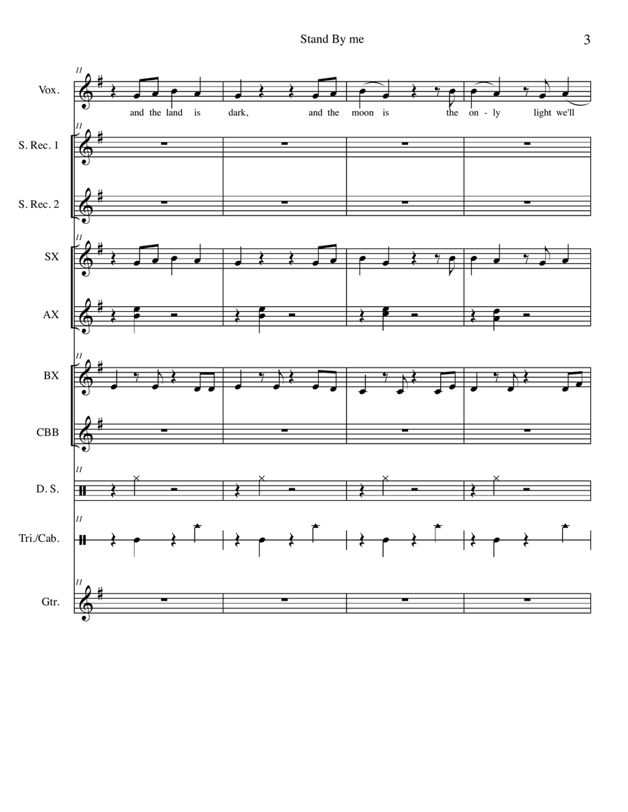 Stand By Me Large Ensemble scores gallery preview page 6