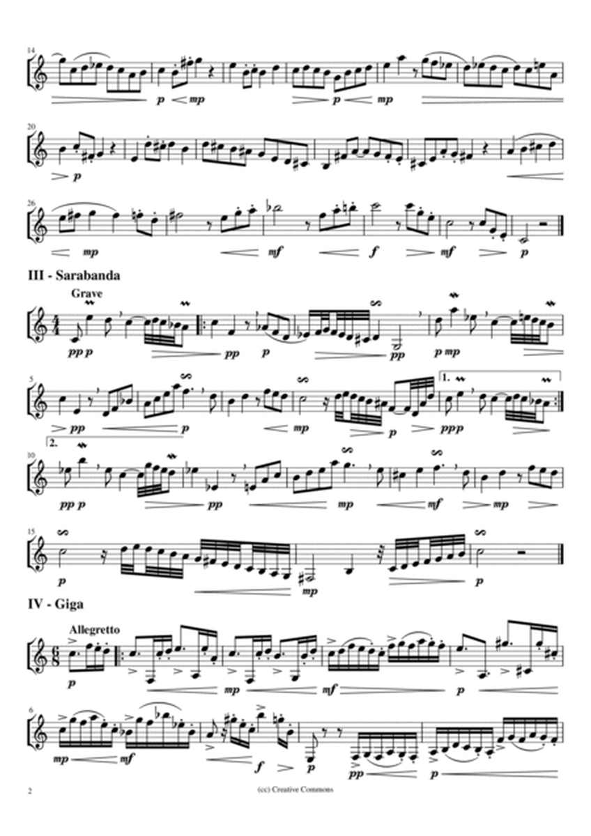 Piccola Suite Opus 18 per clarinetto solo image number null
