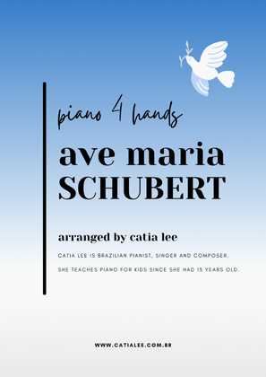 Book cover for Ave Maria - Piano 4 hands