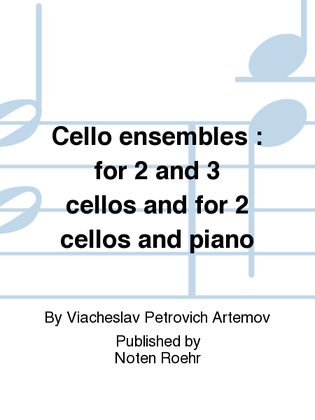 Book cover for Ansambli violonchelei = Cello ensembles