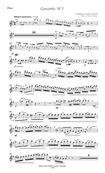 Mozart Concerto 1 in G for flute & piano image number null