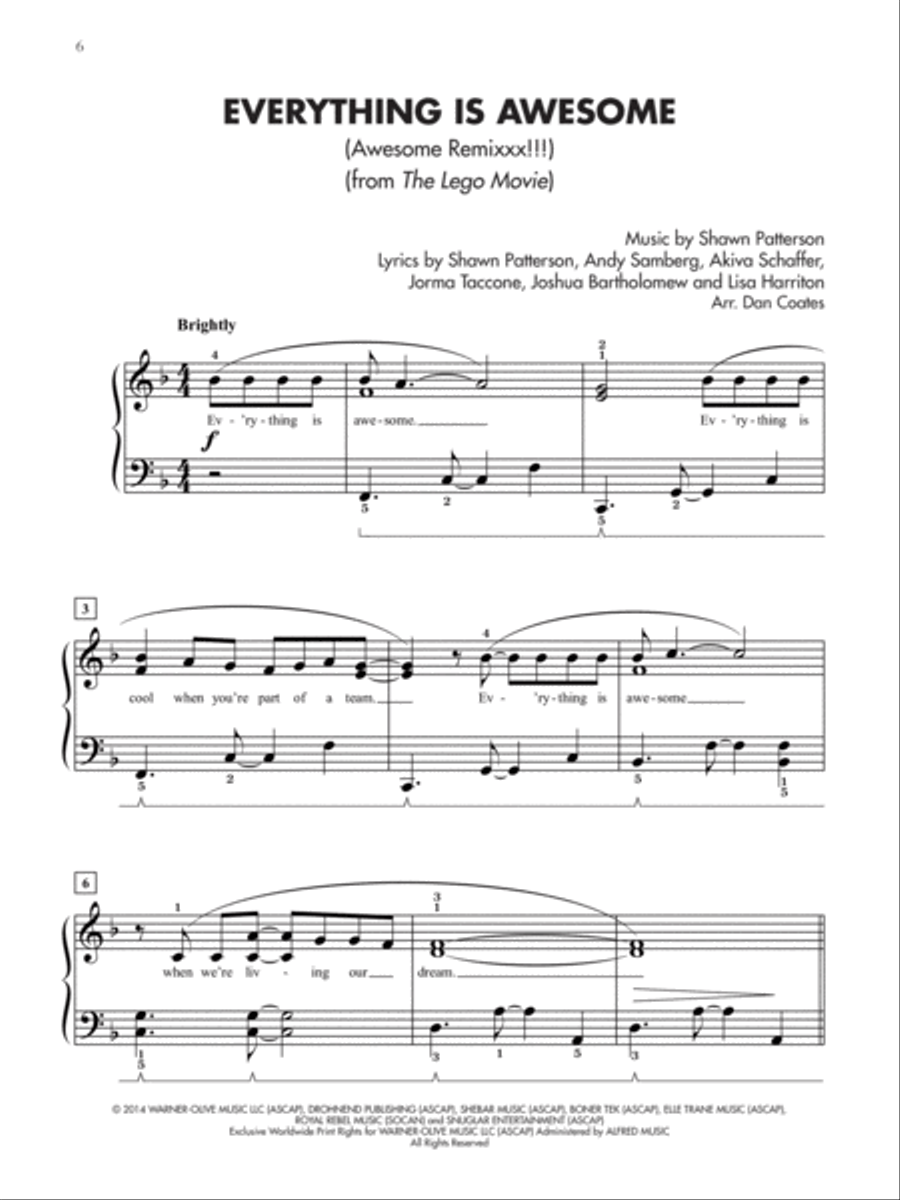 Movie & TV Hits for Teens, Book 1 Piano Solo scores gallery preview page 3