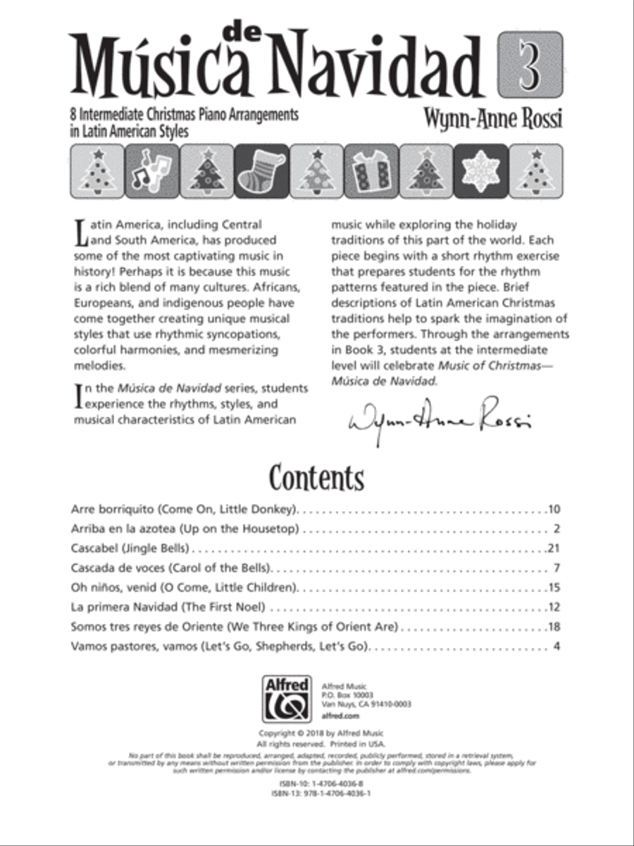 Música de Navidad, Books 3 & 4 (Value Pack) Piano Solo scores gallery preview page 2