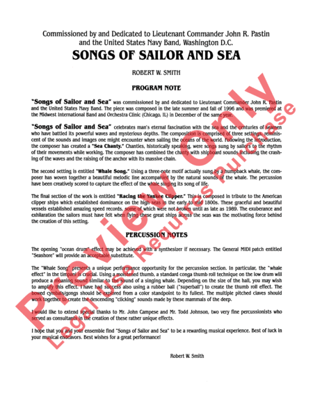 Songs of Sailor and Sea image number null