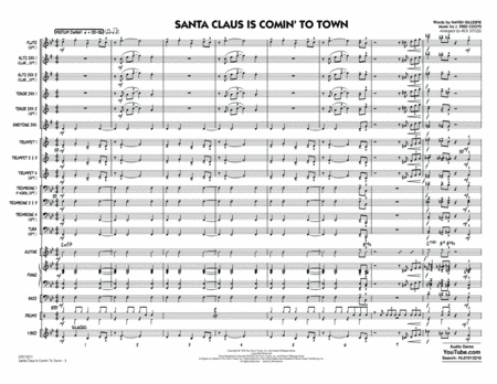 Santa Claus Is Comin' to Town - Conductor Score (Full Score)